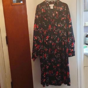 Ladies Sue Brett Flowered Dress